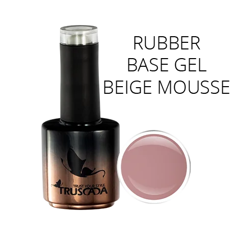 Baza Rubber Beige Mousse 15ml NOWOŚĆ